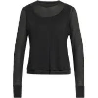 Adidas SOFT LUX SHEER LONG-SLEEVE tröja, storlek Small