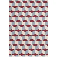 Layered Illusion ullmatta 200 x 300 cm Mulberry Sky