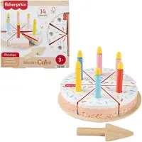 Fisher-Price Wooden Cake, 3 År, Trä, Multifärg