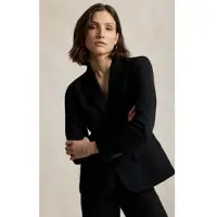 Ralph Lauren för kvinnor. 211B16851002 Klassisk amerikansk svart (40), Casual, Polyester