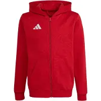 Adidas Entrada 26 Full Zip huvtröja Barn, storlek 152 cm