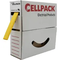 Cellpack 127069 Krympslang utan lim Gul 9.50 mm 4.80 mm Krympförhållande:2:1 10 m