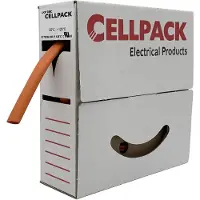 Cellpack 144451 Krympslang utan lim Orange 19.10 mm 9.50 mm Krympförhållande:2:1 7 m
