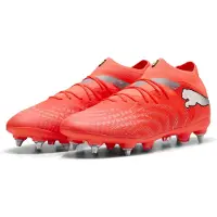 Puma Future 9 Pro SG Unleashed - Röd/White/Svart/Silver - Soft Ground (SG), storlek 40