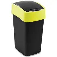 Curver Soptunna Atkritumu spainis Flip Bin 25L svart/gul 3253924874586 3253924874586 (3253924874586)