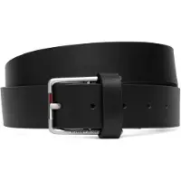 Tommy Hilfiger Tommy Jeans Austin Rectangular Buckle Leather Belt