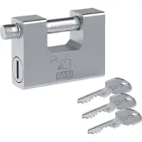 Basi 6210-9000 Hänglås 94 mm Ny låsning Nyckel