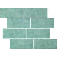 vidaXL 10 st självhäftande väggplattor 29×21 cm / metroplattor / väggdekor – Grågrön