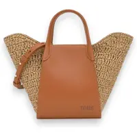 Tous för kvinnor. 2002438944 Tulip Raffia Camel bärväska (OSFA), Beige, Casual