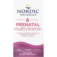 Nordic Naturals Multivitaminer för Gravida, 60 Tabletter