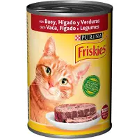 Purina Friskies Nötkött Våtfoder För Katter 24x400g
