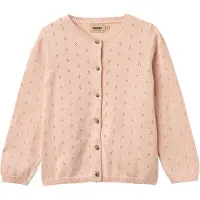 Wheat Cardigan - Stickad - Maia - Powder - - 12 år (152) - Cardigan