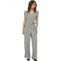 ONLY Jumpsuit 'ONLMAINE' elfenben / duvblå / svart