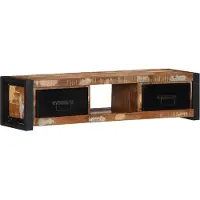 vidaXL Tv-bänk 100x30x25 cm massivt återvunnet trä