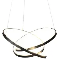 Milagro Lighting Pendellampa Empoli , Svart, Vardagsrum / matsal, Metall, Modern