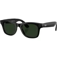 Ray-Ban - Solglasögon - META Wayfarer - Gen 2 Shiny Black/Transitions Graphite Green för UnisexUll - Svart