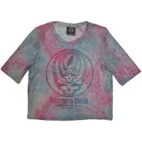 Ginza.se Grateful Dead: Ladies Crop Top/Concentric Skulls (Light Blue) (Mesh) (XX-Large)