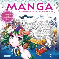 Målarbok Manga Med Självlysande Sidor