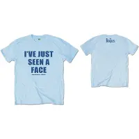 Ginza.se The Beatles: Unisex T-Shirt/I've Just Seen A Face (Light Blue) (Back Print) (Large)