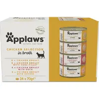 Applaws - Multipack Chicken Broth Selection - 24x70g