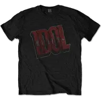 Ginza.se Billy Idol: Unisex T-Shirt/Vintage Logo (Black) (Medium)