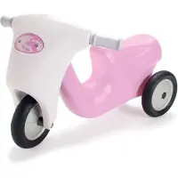 Dantoy Scooter m. Gummihjul - Rosa/Vit - - One Size - Springcykel