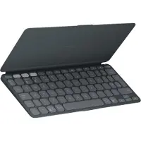 Logitech Keys-To-Go 2 - Tangentbord - portabel - trådlös - Bluetooth LE - grafit
