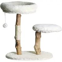 Nordic Paws - Scratching Tree Wildwood 2 - White - 40 x 60 x 68 cm