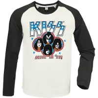 Ginza.se Kiss: Alive in 77 Vintage White / Charcoal Xx Large Baseball Jersey
