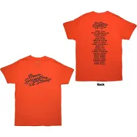 Ginza.se Bruce Springsteen: Unisex T-Shirt/Tour '24 River Font (Orange) (Back Print & Ex-Tour) (Medium)