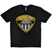 Ginza.se Anthrax: Unisex T-Shirt/Eagle Shield (Black) (XX-Large)