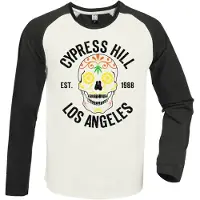 Ginza.se Cypress Hill: Floral Skull Vintage White / Charcoal x Large Baseball Jersey