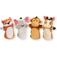 Melissa & Doug Hand Puppets Zoo Friends Handdocka