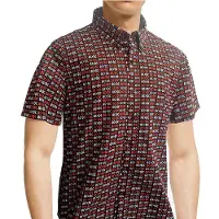 Ginza.se AC/DC: Unisex Casual Shirt/Logo (Black) (All Over Print) (X-Large)