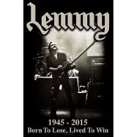 Ginza.se Lemmy: Textile Poster/Lived to Win