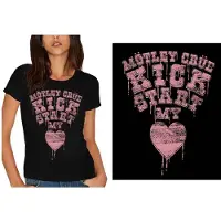 Ginza.se Mötley Crue: Ladies T-Shirt/Kick Start My Heart (Black) (Large)