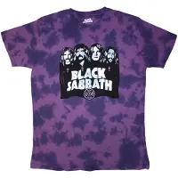 Ginza.se Black Sabbath: Unisex T-Shirt/Band & Logo (Purple) (Wash Collection) (Small)