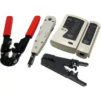 Logilink Networking Tool Set with Bag - Nätverksverktyg/provutrustningskit