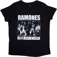 Ginza.se Ramones: Ladies T-Shirt/CBGB 1978 (Black) (XXXX-Large)