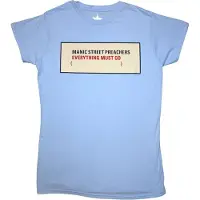 Ginza.se Manic Street Preachers: Ladies T-Shirt/Everything Must Go (Blue) (XX-Large)