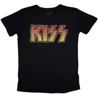 Ginza.se KISS: Ladies T-Shirt/Vintage Classic Logo (Black) (Small)