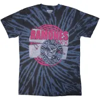 Ginza.se Ramones: Unisex T-Shirt/Punk Patch (Blue) (Wash Collection) (Medium)