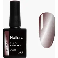 Nailura - Gel Polish 288 - Dark Taupe Gray - Metallic Shine