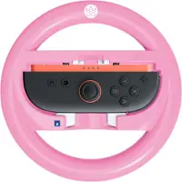 Hori Mario Kart Racing Wheel - Switch 1 & 2 - Peach - Wireless