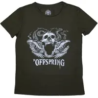 Ginza.se The Offspring: Ladies T-Shirt/Feathered Winged Skull (Green) (Medium)