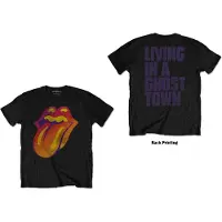 Ginza.se The Rolling Stones: Unisex T-Shirt/Ghost Town Distressed (Black) (Back Print) (XX-Large)