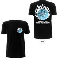Ginza.se Bring Me The Horizon: Unisex T-Shirt/Globe (Black) (Back Print) (X-Large)