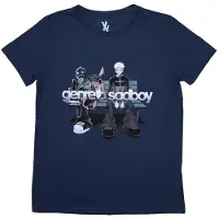 Ginza.se Machine Gun Kelly: Ladies T-Shirt/Bench (Denim Blue) (Small)