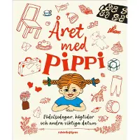 Året Med Pippi - Födelsedagsbok
