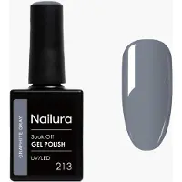 Ginza.se Nailura - Gel Polish 213 - Graphite Gray - 10 ml